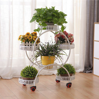 20kg Bearing 50x28x80cm Metal Flower Stand Smooth Finish