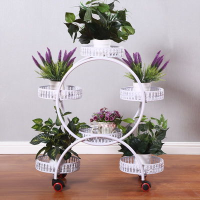 20kg Bearing 50x28x80cm Metal Flower Stand Smooth Finish